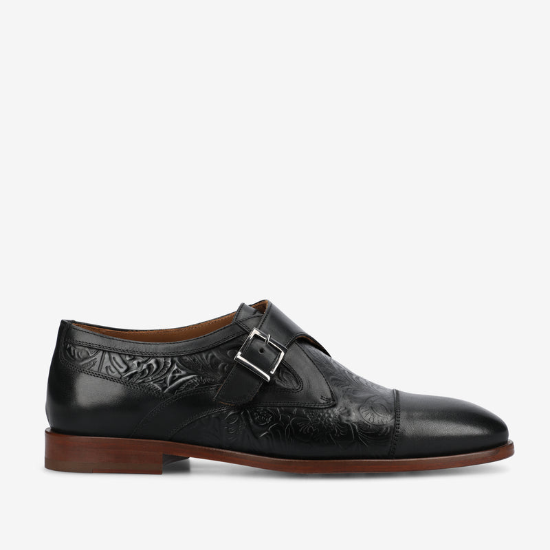 The Jack Monk Strap in Black Floral