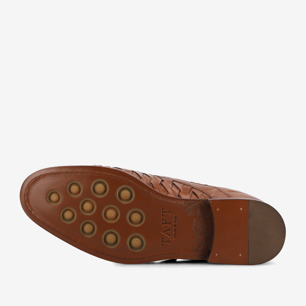 The Jack Monk Strap in Brown Woven