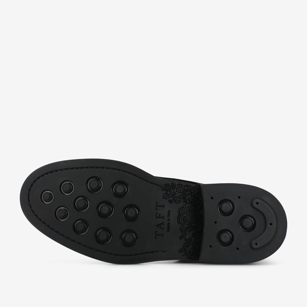 The Rome Boot in Black Suede