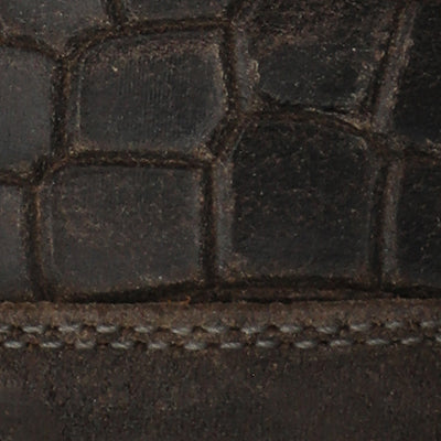 The Rome Boot in Brown Croco