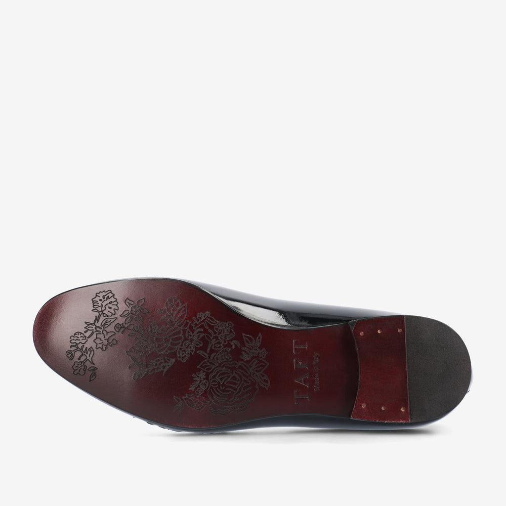The Estate Slipper in Black Patent Leather