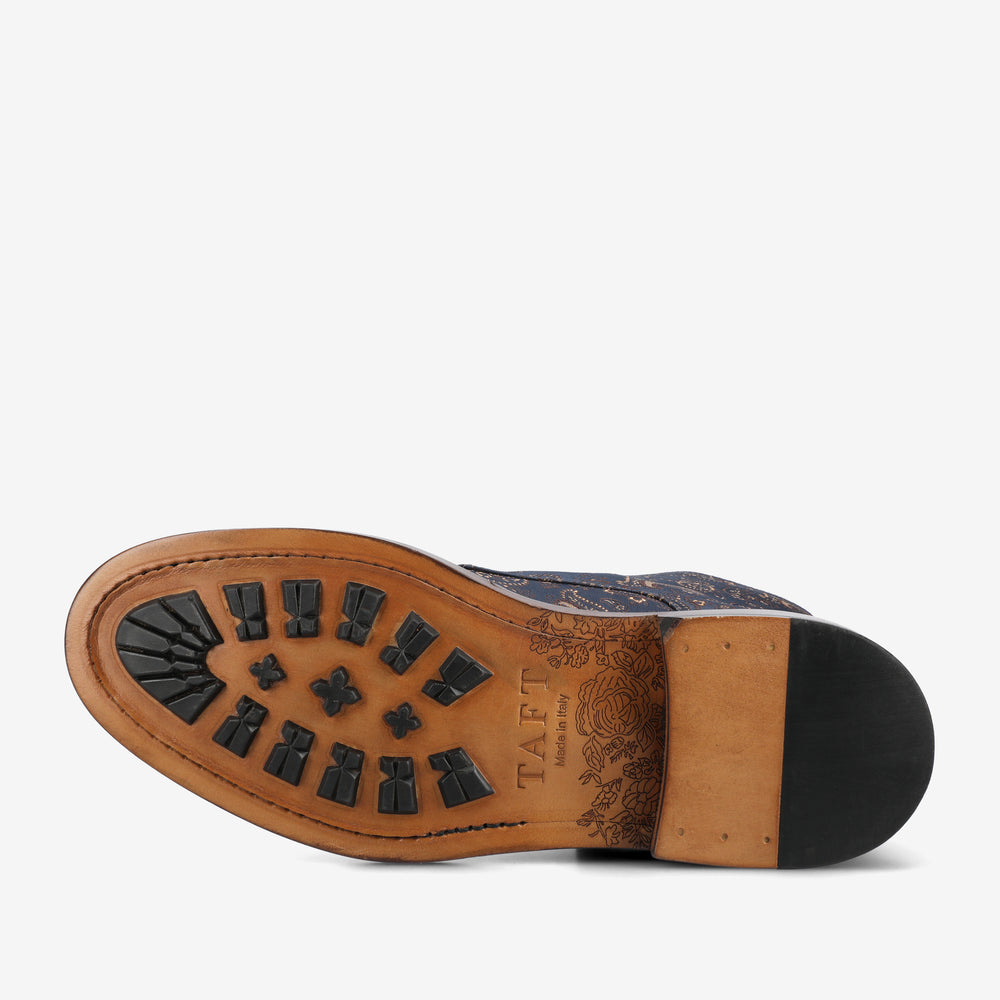 The Jack Dress Boot in Brown Paisley