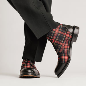 The Jack Dress Boot in Red Plaid