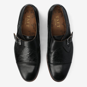 The Jack Monk Strap in Black Floral