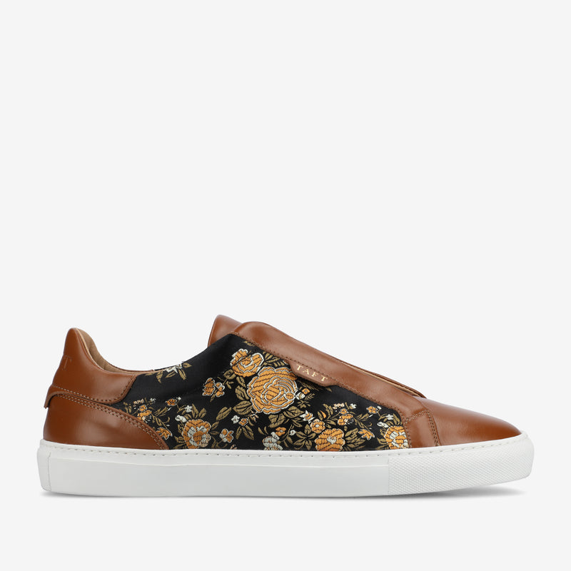 The James Sneaker in Eden Cognac