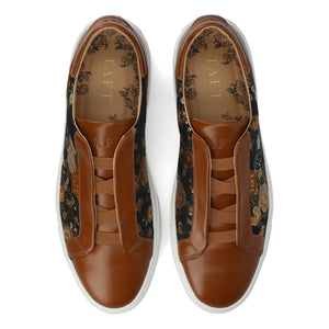 The James Sneaker in Eden Cognac