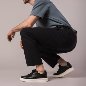 The Logan Sneaker in Black