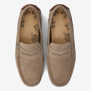 The Luke in Taupe Suede