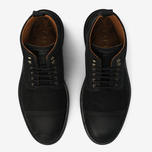 The Rome Boot in Black Suede