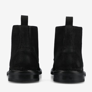 The Rome Boot in Black Suede