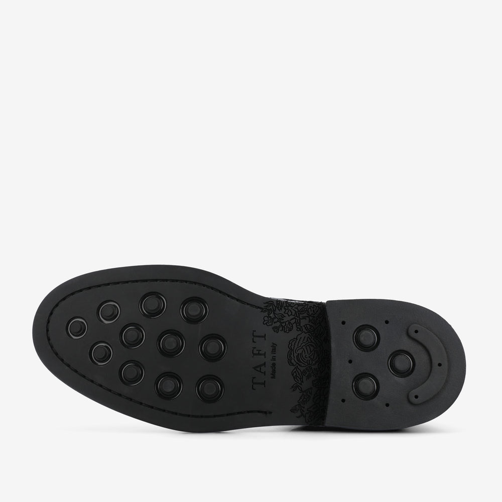 The Rome Boot in Black Croco