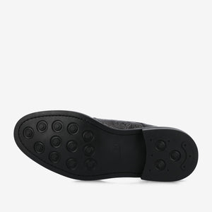 The Rome Shoe in Noir Viejo